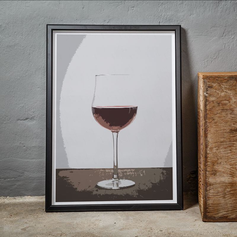 Poster Vin Glas