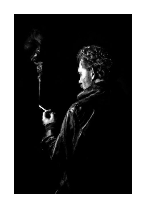 noir cigarett rök poster