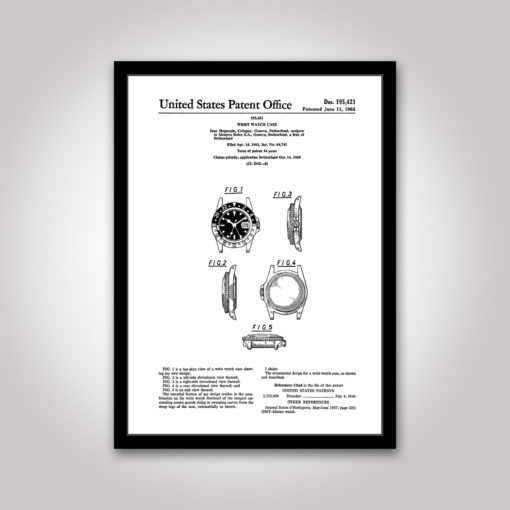 rolex patentritning boett poster